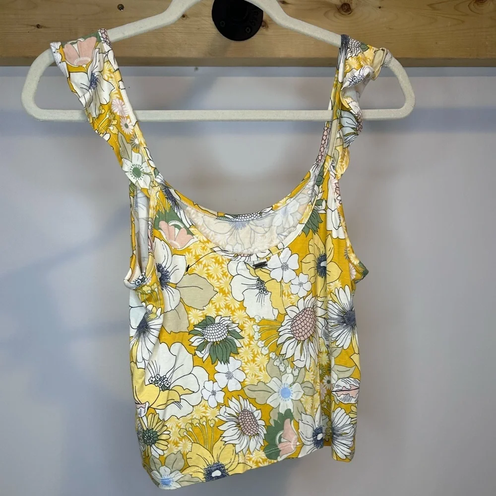 NWT O'NEILL WOMENS ANDY FLORAL TOP SIZE LARGE - Picture 7 of 8
